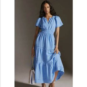 Anthropologie The Somerset Maxi Dress: Linen Edition